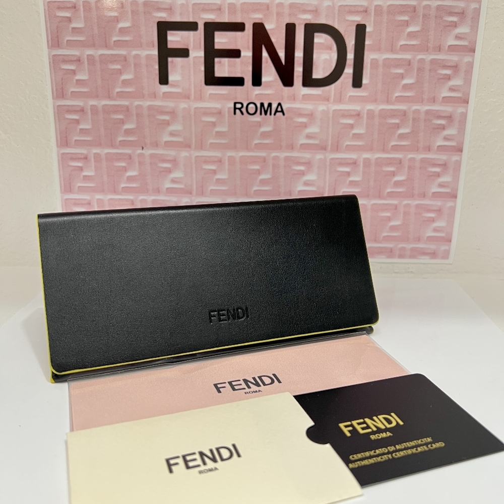 NEW FENDI Glasses Case Black